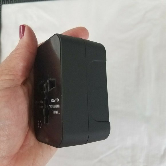 Universal Travel Charger Surge Protector USB Block Power Adapter - Picture 9 of 11